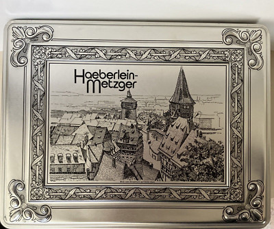 Haeberlein-Metzger Numberger Lebkuchen Cookie/Biscuit Tin Germany 12.5 x 9.5 x5''