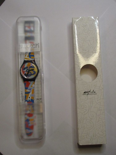 Brand New SWATCH Ltd. Edition 35th Anniversary Ugo Nespolo SUOZ 281s-#416/3535 - Picture 6 of 11