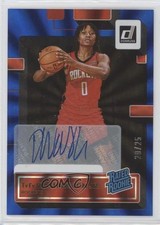 2022-23 Donruss Rated Rookie Holo Light Blue Laser 20/25 TyTy Washington Jr ni4