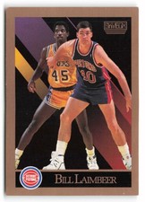 1990-91 SkyBox #90 Bill Laimbeer Detroit Pistons
