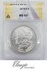 1879-O Morgan Silver Dollar ANACS MS62