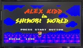 RARE! Alex Kidd In Shinobi World Sega Master System SMS CIB w/Manual Blue Label
