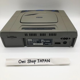 Sega Saturn SS Console HST-3210 Grey Tested working NTSC-J w/2 Controllers+Cable