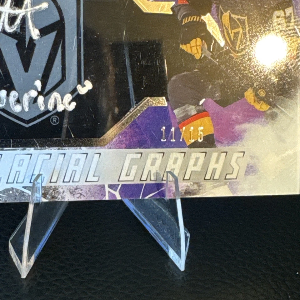 2021-22 Upper Deck Ice Max Pacioretty #GG-MP en tarjeta automática/15 Golden Knights Foto 4 de 4