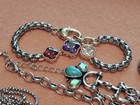 Rhinestone Silver Bracelets and Necklaces, TIPI, MZ — photo 4
