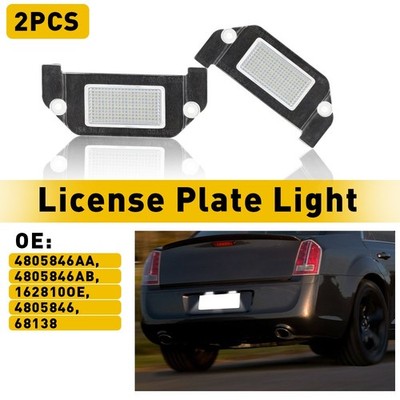 AUXITO 2X LED License Plate Lights For 2005-2014 Chrysler 300 300C 300S etc EAQ