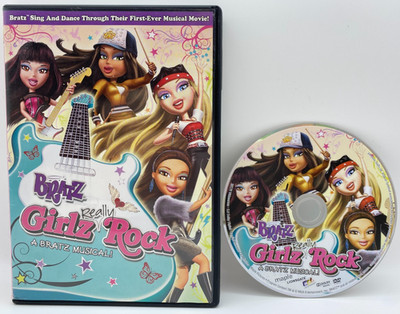 Bratz Girlz Really Rock DVD 2008 Animation for Kids RARE HTF Very Good Condition