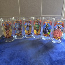 Vintage Coca-Cola Wizard of Oz 1989 50th Anniversary Drinking Glasses