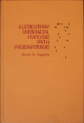 Elementary numerical analysis with programming