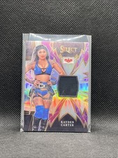 2024 Select WWE Kayden Carter Sparks Patch Silver Prizm #SP-KCT