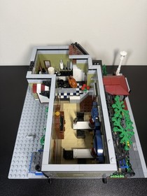 LEGO 10243 Parisian Restaurant Incomplete Missing Pieces No Minifigures
