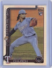 2025 Topps Update Marc Church Rainbow Foil #US227 Texas Rangers