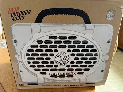 TurtleBox Gen 2 Portable Indoor/Outdoor Wireless Speaker White Branded CCH