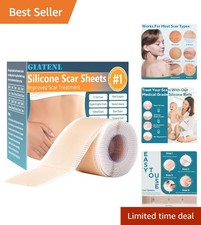 Reusable Medical-Grade Silicone Scar Sheets for Effective Scar Treatment - 1.5m
