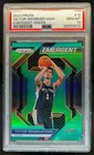 2023-24 Prizm Victor Wembanyama Emergent Prizm Green RC #12 Spurs PSA 10