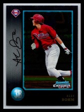 2018 Bowman Draft Alec Bohm 1998 20th Anniversary AUTO #98B-AB