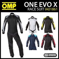 OMP Evo X Race Suit Professional Ultra-Light FIA 8856-2018 Approved Fireproof