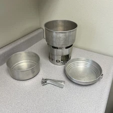 Sigg Tourist Cook Set 6pc Backpack Vintage Camping Set - Made In Switzerland