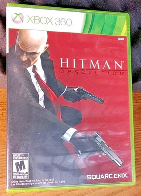 HITMAN Absolution Xbox 360 Video Game Disc Case Complete with Manual
