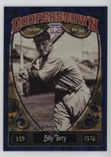 2013 Panini Cooperstown Collection Blue Crystal Shard 170/499 Bill Terry HOF 0q3
