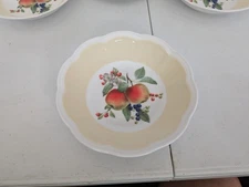 Lot Of 4 Lenox Orchard In Bloom Fruit Dessert (Sauce) Bowl