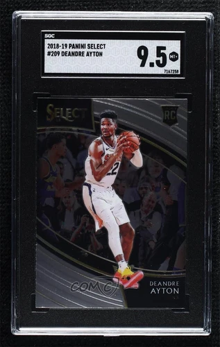 2018-19 Panini Select Courtside DeAndre Ayton #209 SGC 9.5 Mint+ Rookie RC
