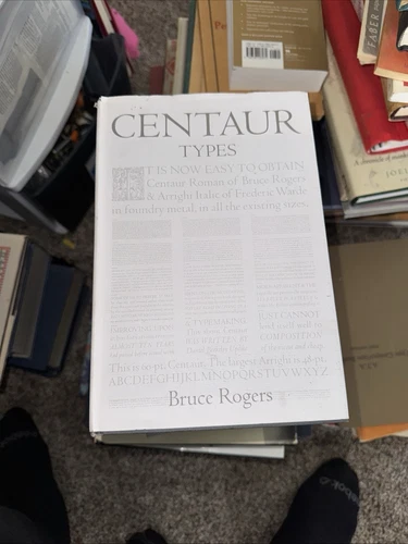THE CENTAUR TYPES By Bruce Rogers- Hardback Great Condition! - Picture 1 of 9