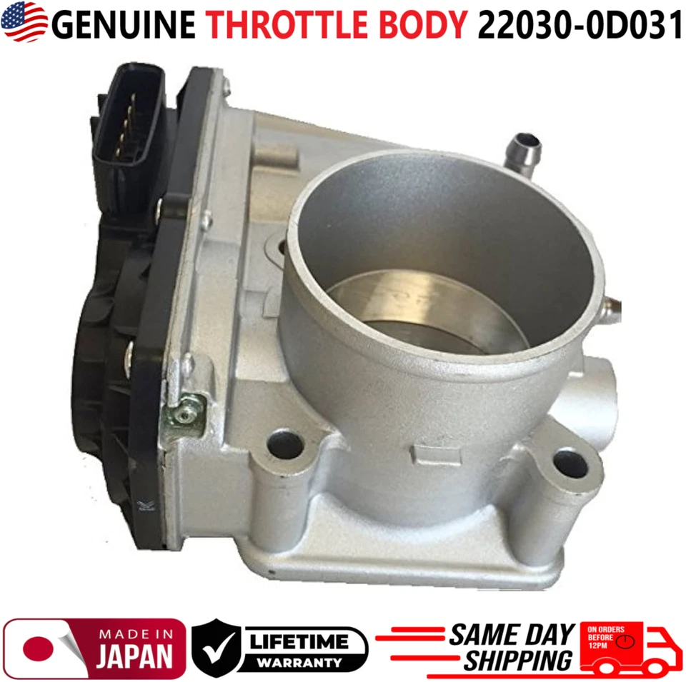 Cuerpo de acelerador GENUINO para Toyota Corolla Matrix 2005-2008 1,8 L I4, 22030-0D031 Foto 2 de 4