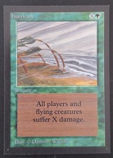 MTG International Collector's Edition - Hurricane - Mint - Never Played