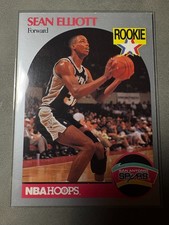 1990-91 NBA Properties Sean Elliott #267 ROOKIE Spurs NBA