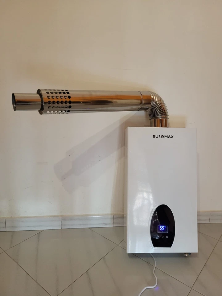 scaldino camera stagna a gas metano/GPL 14LT  Display Digitale Completo Di Tubo  - Immagine 4 di 4