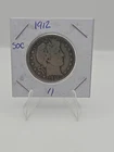 1912-D Barber Silver Half Dollar