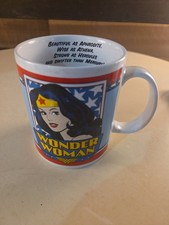 Vtg WONDER WOMAN Coffee Tea Mug from DC Comics