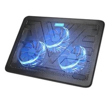 Laptop Cooling Pad, Portable Slim Laptop Cooler for 12"-17" Laptops Black