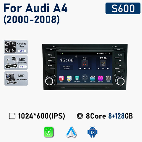 Original style Car Radio For Audi A4 2000-2002-2009 GPS Multimedia Player - Picture 34 of 39