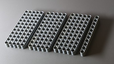 LEGO Technic: 16x Liftarm 1 x 11, Dark  Bluish Gray