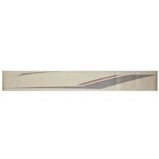 Tracker Boat Graphic Decal TR190004 | Red Gray 118 x 11 Inch