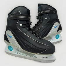 Nike VTG Flexposite N Dorfin Recreational Ice Skates Size 11 Black/Gray/White
