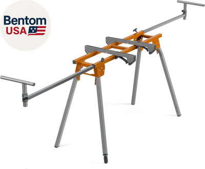 Portable Miter Saw Stand 2Nd Generation - Quick Release Tool Mount - 114 Inches