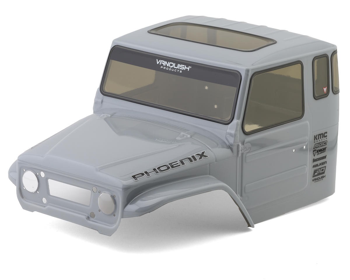 Vanquish Products VS4-10 Phoenix Pre-Painted Body (Grey) (Front