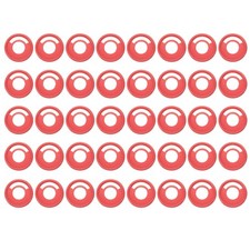 Plastic Book Binding Discs 40Pcs 28mm Circle Discbound Expansion, Red