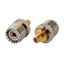 5-Pack SMA Female to UHF SO-239 Female Connector Adapter for Two Way Ham Radio