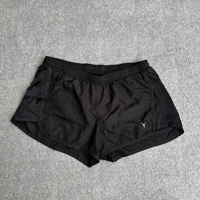 OLD NAVY Damen Shorts Small Sport Marathon Kurze Hose Running Logo 27117 Schwarz