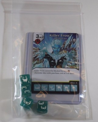 DC Dice Masters Green Arrow Flash * KILLER FROST Set RARE Uncommon CUR + 4 DICE 