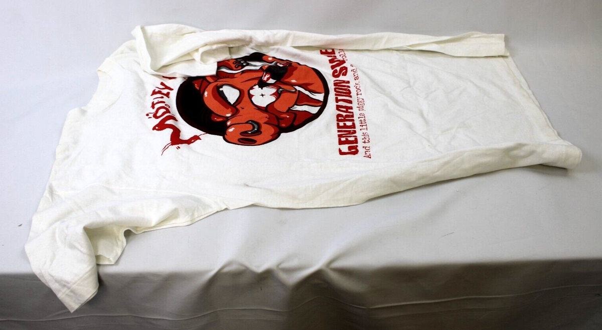 Motley Crue Generation Swine White T-Shirt Size XXXL | eBay