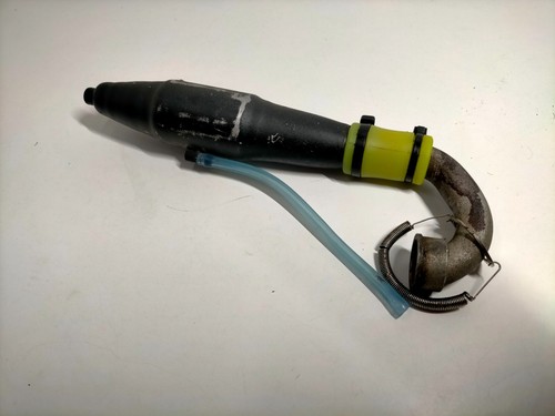 HOBAO PIRATE MT TUNED PIPE / Muffler exhaust alloy RACE 1/8 Truck 4WD - Picture 3 of 4