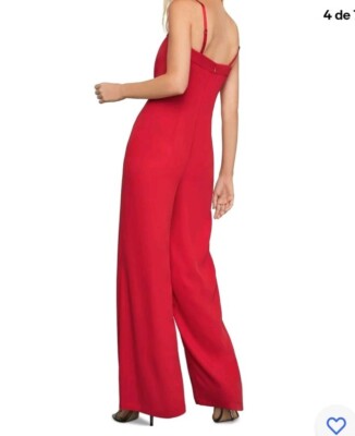 Dress Bcbg Red Jumpsuit BCBGMAXAZRIA Red Jumpsuit NWT