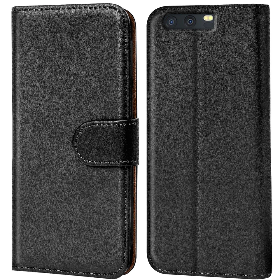 COOLGADGET Schutz Hülle Für Huawei P10 Handy Klapp Schutz Tasche Book Slim Flip Case Cover