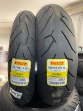 COPPIA GOMME MOTO PIRELLI DIABLO ROSSO 2 180 55 R 17 73 W 120 70 R 17 58 W NEW
