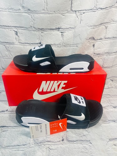 Nike Air Max 90 Damen Pantoletten Sandalen CT5241-002 schwarz/weiß Größe 7 NEU
